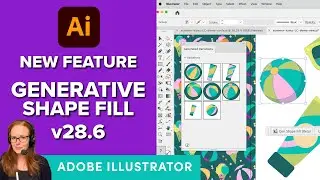Testing the New Generative Shape Fill in Adobe Illustrator 28.6