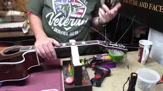 D Angelico Premier Bowery Acoustic Gets Low Action and Skinny Strings Episode 152