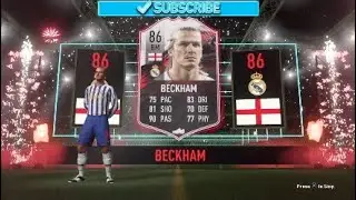 DAVID BECKHAM WALKOUT IN FIFA 21 ULTIMATE TEAM! 86 Rated David Beckham Walkout From Pack