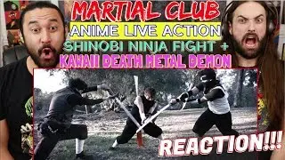 ANIME LIVE ACTION | 忍 SHINOBI Ninja Fight [5 Deadly Venoms] + KAWAII Death Metal God | REACTION!!!