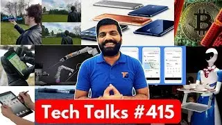 Tech Talks #415 - Bitcoin Banned, Drone FACE ID, Robots in India, Xiaomi XPRINT, Fake Jio Coin Apps