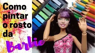 Como pintar o rosto da Barbie - Candy Tv Tutoriais