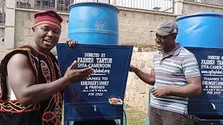 Grassroots genius innovates a foot-operated handwash system in Cameroon