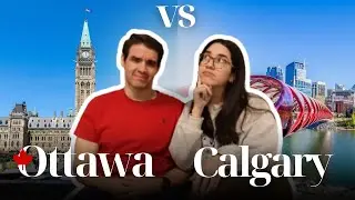 Diferenças entre OTTAWA, Ontario vs CALGARY, Alberta - Canada