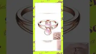 Rose Gold Plated Crystal Cute Animal Cat Ring Hibiscus Stone Crystal Diamond Ring Women Party Jew...