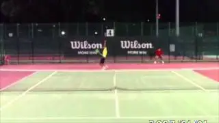 Tennis college video