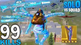 100 Kills! Wow! 😈 OLD MODE BEST  STEF V 99 AND LOOT GAMEPLAY in FROSTY FUNLAND MODE🔥PUBG MOBILE