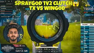 TX VS WINGOD ✅ SPRAYGOD 1V2 CLUTCH😱