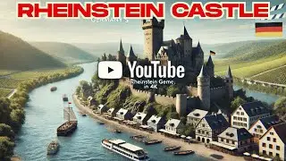Rheinstein Castle Unveiled: A 4K Aerial Journey | Soaring Above Rhine Romance 🚁🏰