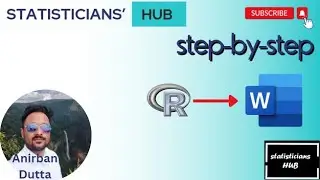 Efficient Data Transfer: Copying R Output to Word Tutorial