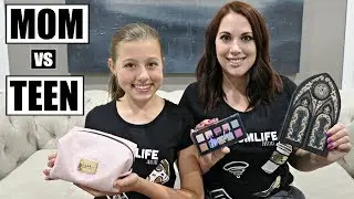 WHAT'S IN MY MAKEUP BAG? | MOM vs TEEN