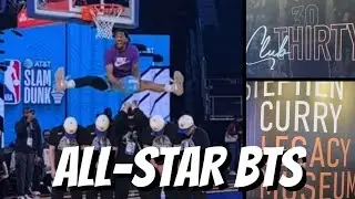NBA All-Star behind-the-scenes: rehearsal for Saturday Night, TNT, NBA2K5 + Thirty Ink at Splash