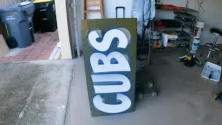 I Bought This Porcelain Cubs Sign From The Original Wrigley Field at a Yard Sale