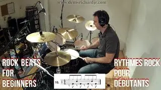 Rythmes Rock en croches  / Rock beats in 8th notes - Denis Richard Jr