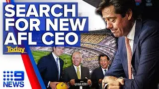 Search begins for new AFL CEO as Gillon McLachlan resigns after eight-year tenure | 9 News Australia