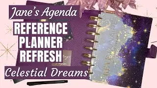 Reference Planner Refresh | Jane's Agenda Junior/Half Letter Discbound | Celestial Dreams
