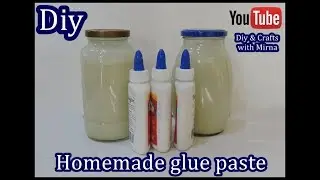 Diy. Homemade glue paste. Diy & Crafts with Mirna