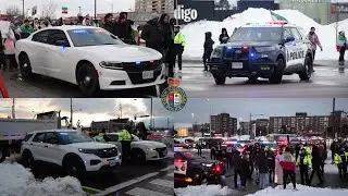 (PSU) York Regional Police Protest Presence + Responding to Altercation (1/17/2026)