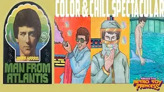 Man From Atlantis - Kenner Dip Dots Design Book - Color & Chill Spectacular 2