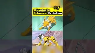 mistake in Pokemon Evolution #shorts #pokemon