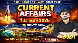 Current Affairs Today | 01 January Current Affairs 2026 | Daily Current Affairs Update