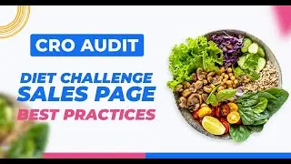 Diet Challenge Sales Page Best Practises and More Landing Page Audits