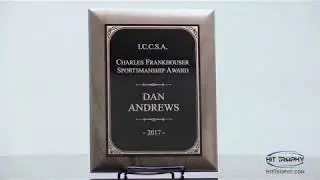 Engraved Walnut Award P2913456 with Free Personalization