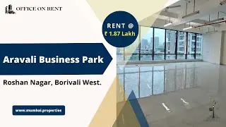 🈴 Available Office On RENT @ Aravalli Business Park, Borivali West.🈴📞 +919594888888
