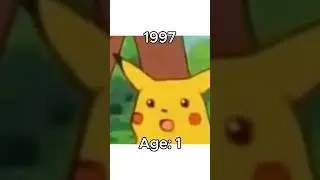 Surprised Pikachu Meme Then vs Now-ish (1997 vs 2023) #shorts #memes #nostalgia #memories