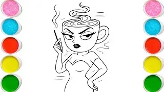 Italian Brainrot Drawing, Painting and Coloring for Kids and Toddlers, Let's Draw Together 