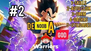 DE NOOB A GOD No Rede Warriors #2 ( SKILLS, AUTO CLICK, FARM, GACHAS E UTILIDADES)