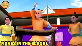 Monks In The School | Shiva Ep 191 Action Cartoon Story For Kids | Shiva Cartoon |Boonie Bears Hindi