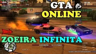 GTA SAN ANDREAS ONLINE (SAMP) + MOBILE LEGENDS | Gameplay