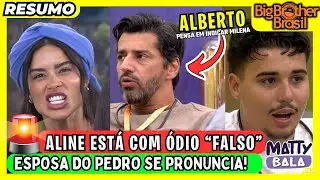 🟡 ALINE se REVOLTA // COWBOY vai INDICAR MILENA? PEDRO diz q querem EXPULSA-LO do QUARTO #bbb #bbb26