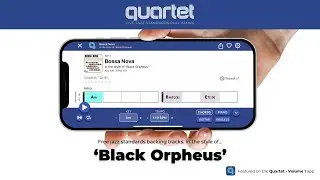 'Black Orpheus' &ndash; jazz backing track from the Quartet app #jazzstandards