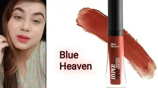 Blue Heaven Hyper Stay Matte Liquid Lipstick Review|PRIYANKA