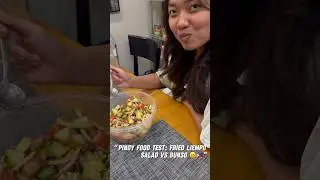 &ldquo;Pinoy Food Test: Fried Liempo Salad vs Bunso 😄🇵🇭&rdquo; #jvsisters #youtbeshorts #cookingvideo #family
