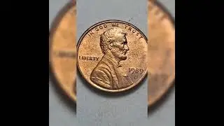 1989 D Die Cud Error Lincoln Cent
