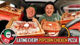 Съел все 4 пиццы с курицей попкорн в Jet's Pizza (и составил рейтинг) 🍿🍗🍕