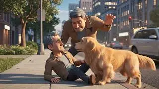 Dog helps owner in emergency
