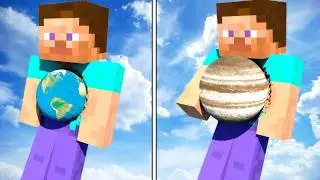 Small To Big PLANETS vs STEVE! | Experiments in Teardown