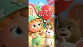 Surprise Egg RED! Learn Colors with Lily Puffy (Preschool)
