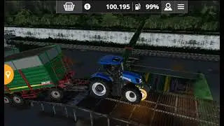 #short fs 20 New holland tr6 120            6 tekerlekli romork pancar cekme