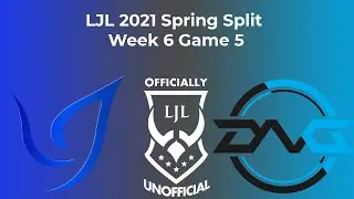 [EN] LJL Spring 2021 - Week 6 Game 5 Crest Gaming Act Vs DetonatioN FocusMe