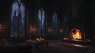 Solitude in a Stormy Castle – Rain & Thunder Sounds for Focus & Study
