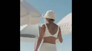 Vintage Inspired Premium Beach Umbrellas