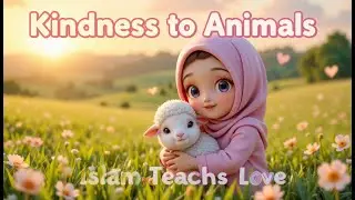Kindness to Animals | Islamic Cartoon for Kids | Muslim Girl & Animals | Learn with Love