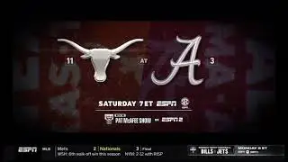 #11 Texas vs #3 Alabama commercial (2023)￼