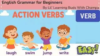🏊&zwj;♂️Action Verbs For Kids#actionverbs #englishgrammarforbeginners #verb #actionverbsforkids #grammar