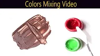 How To Mix Red And Light Green Make Brown Color